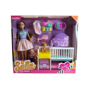 LUTKA SA BEBAMA SET